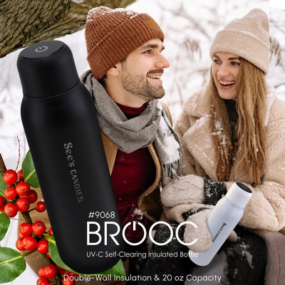 Brooc UV-C Self-Cleaning Insulated Bottle